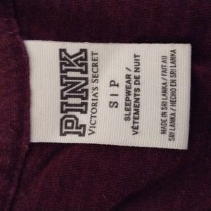 Victoria secret pink maroon